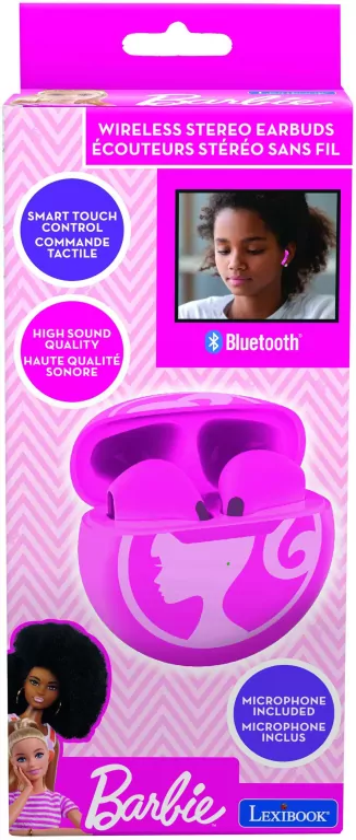 Słuchawki bezprzewodowe Barbie Lexibook HPBT05BB - tantis.pl