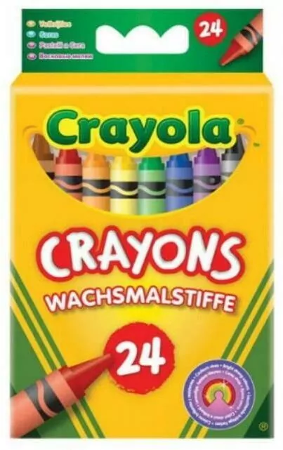 Crayola. Kredki świecowe zmywalne, 24 sztuki - tantis.pl