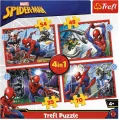 Puzzle 4w1. Spider-Man. Marvel. TREFL - tantis.pl