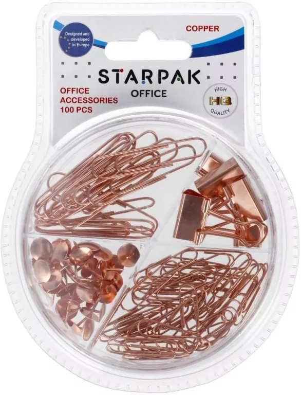 Akcesoria biurowe miedziane - tantis.pl