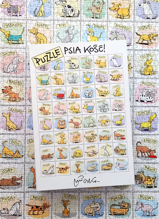 Puzzle 1000 Psia kość! - tantis.pl