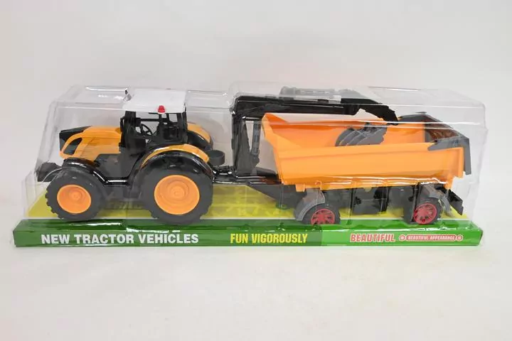 Traktor z przyczepą z chwytakiem K1315 50744 - tantis.pl