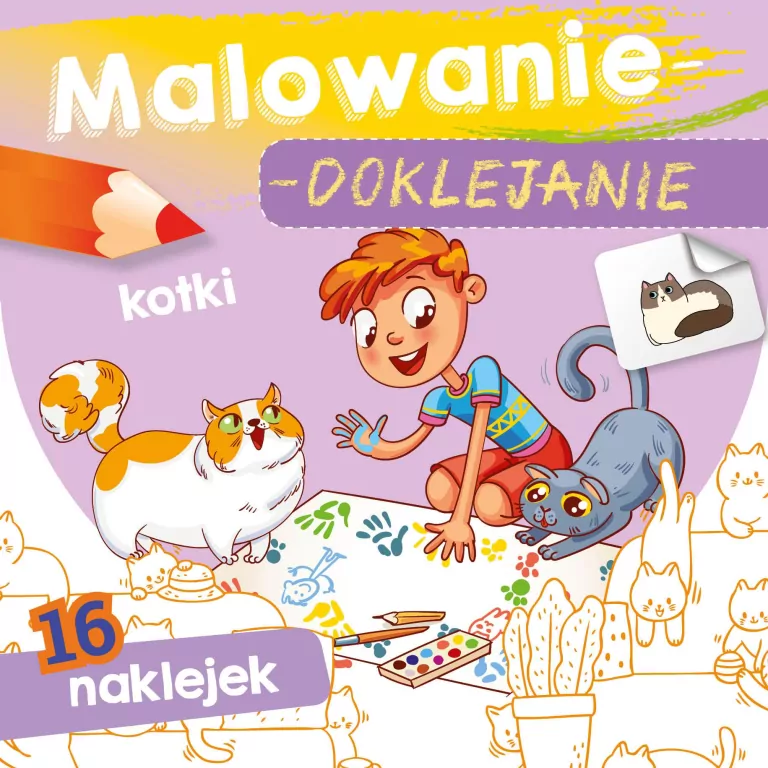 Kotki. Malowanie-doklejanie - tantis.pl