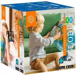 Globus interaktywny 25cm ze zwierzętami