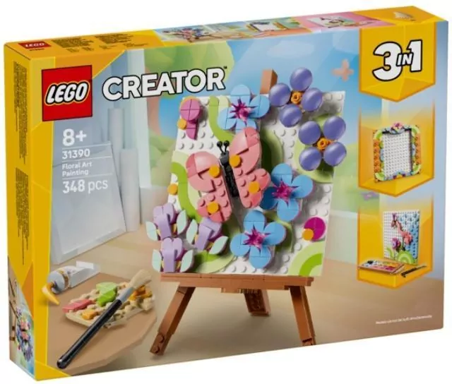 LEGO® Dekoracyjny obraz z kwiatami 31390 - tantis.pl