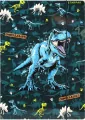Teczka z gumką A4 Dino Glow mix - tantis.pl