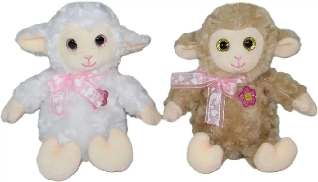 Owieczka kwiatkiem Love 25cm MIX - tantis.pl