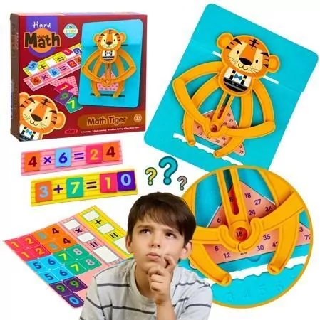Mata edukacyjna tygrys do nauki matematyki - tantis.pl