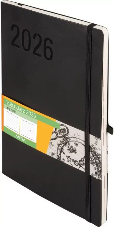 Kalendarz 2026 B5 Impresja czarny TDW - tantis.pl