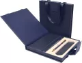 Długopis + notes premium granat - tantis.pl