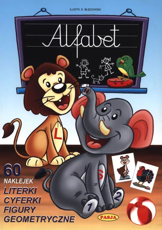 Alfabet. 40 naklejek PASJA - tantis.pl