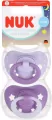 NUK. First Choice. Smoczek. 0-6 miesięcy. Fioletowy. 2 sztuki - tantis.pl