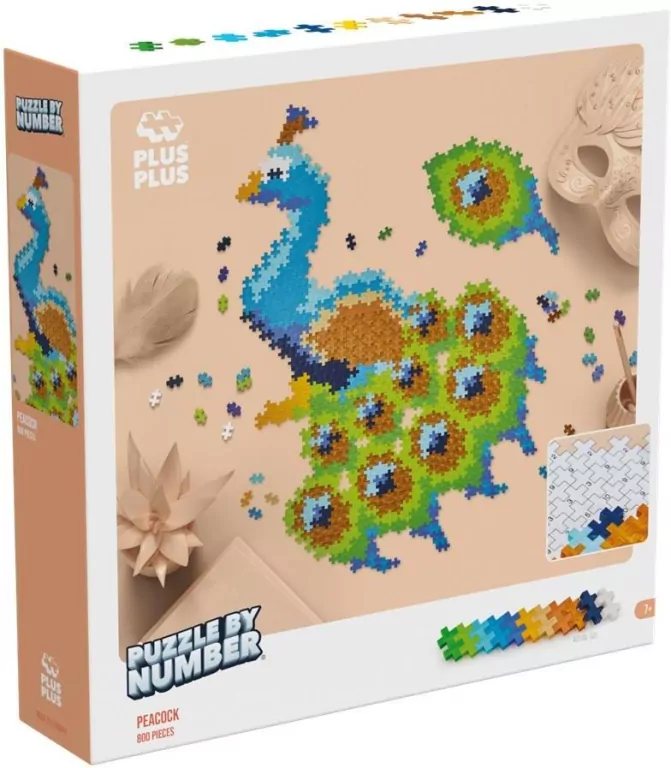 Puzzle By Number- Paw. Klocki Plus-Plus - tantis.pl