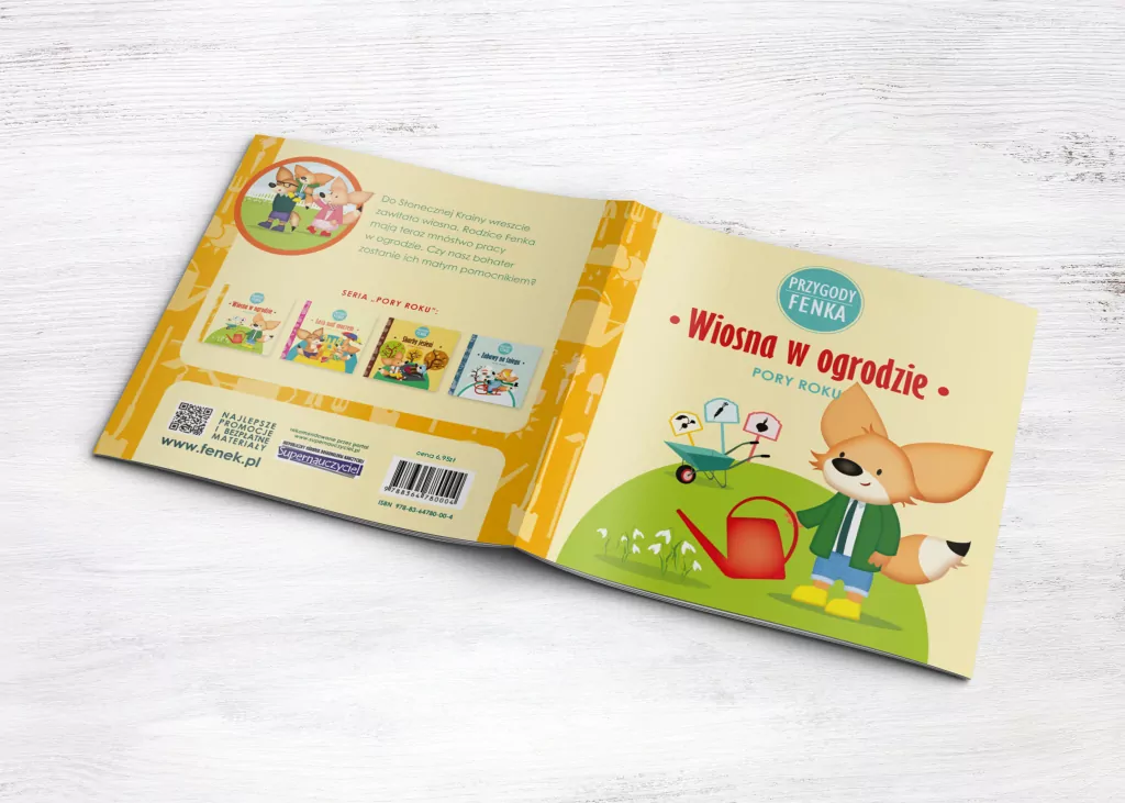 Wiosna w ogrodzie. Pory roku. Przygody Fenka - tantis.pl