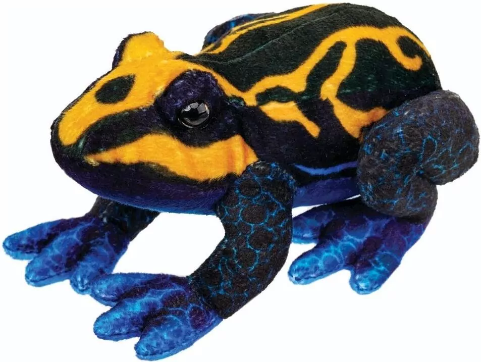 Żaba czarno - pomarańczowa 13cm - tantis.pl