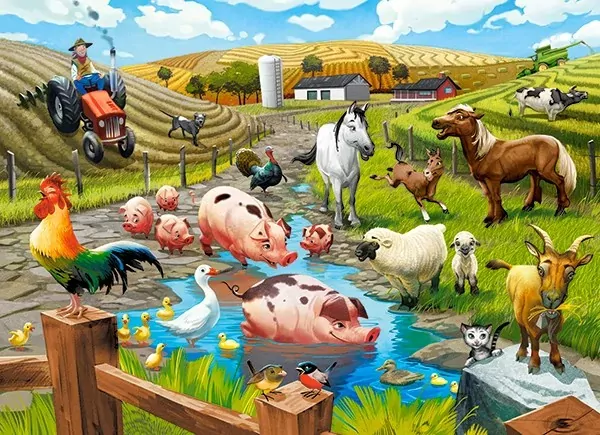 Puzzle 70. Life on the Farm - tantis.pl