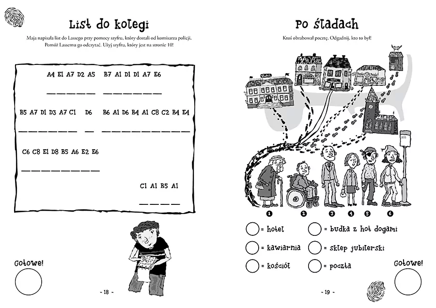 Brązowa księga. Detektywistyczne łamigłówki Lassego i Mai - tantis.pl