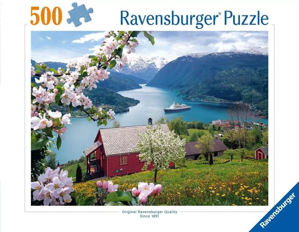 Puzzle 2D 500. Skandynawska idylla - tantis.pl