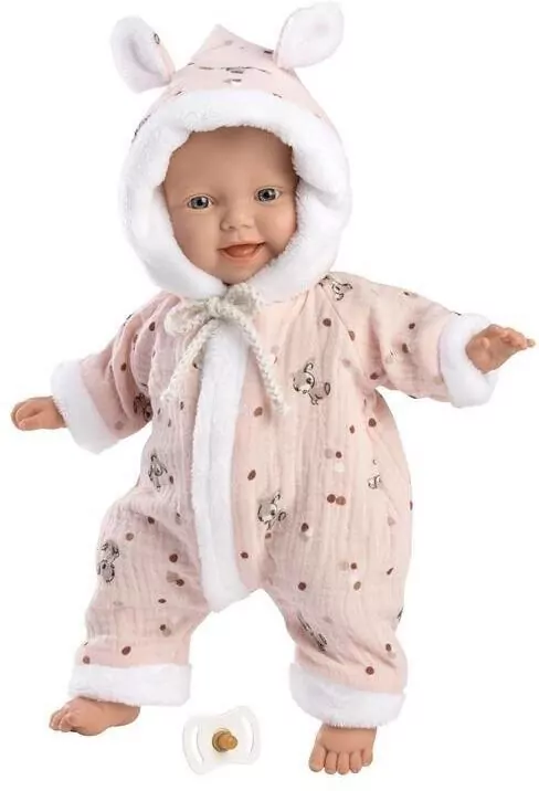 Lalka bobas dziewczynka z miękkim brzuszkiem, 31cm - tantis.pl