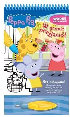 Peppa Pig. W gronie przyjaciół. Wodne kolorowanie - tantis.pl