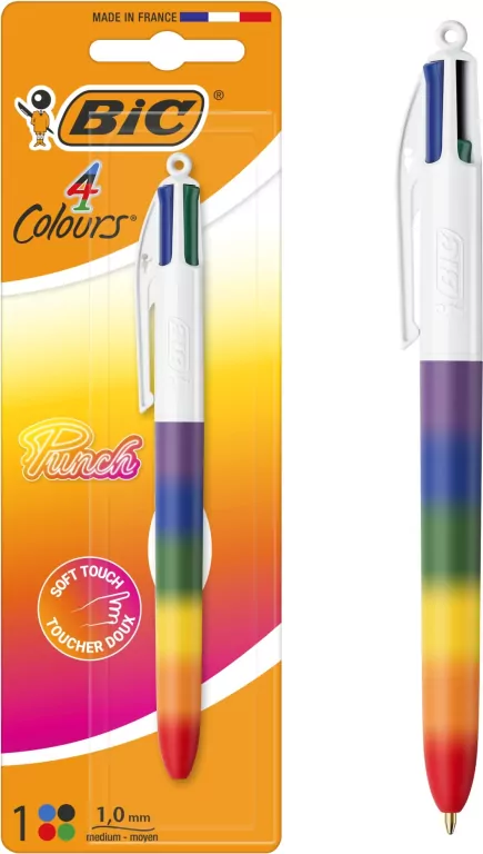 Długopis 4 Colors Sweet Pastel 1mm mix 1szt BIC - tantis.pl