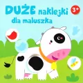 Duże naklejki dla maluszka 3+. Krówka - tantis.pl