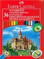 Kredki ołówkowe 36 kolorów. Faber Castel - tantis.pl
