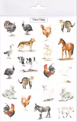 Tatuaże zmywalne. Zwierzęta wiejskie