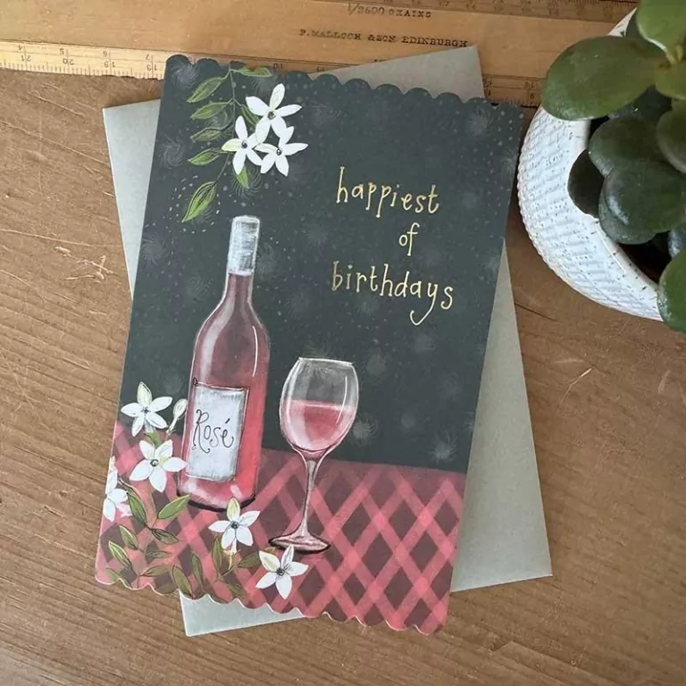 Karnet Urodziny Wino - tantis.pl