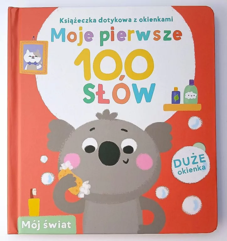 Książeczka dotykowa Moje pierwsze 100 słów. Świat - tantis.pl