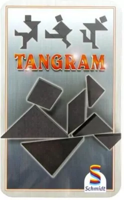 Gra Tangram w metalowej puszce