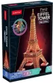 Cubic Fun. Puzzle 3D. Wieża Eiffla LED - tantis.pl