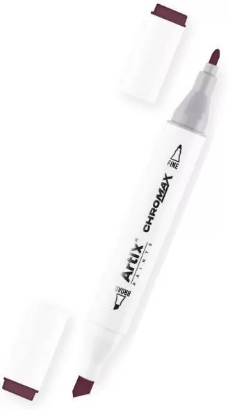 Marker Chromax z 2 końcówkami wine red 1 - tantis.pl