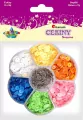 Zestaw cekiny 7mm okrągłe + szpilki 15mm mix - tantis.pl