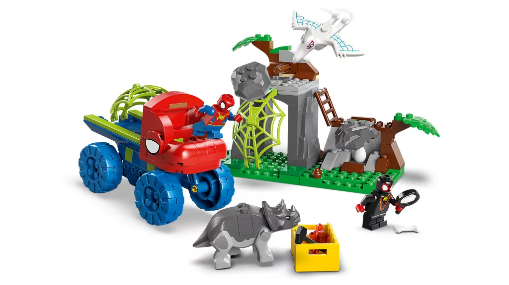 LEGO® Misja ratunkowa zespołu Spidey’ego w dinoterenówce 11199 - tantis.pl