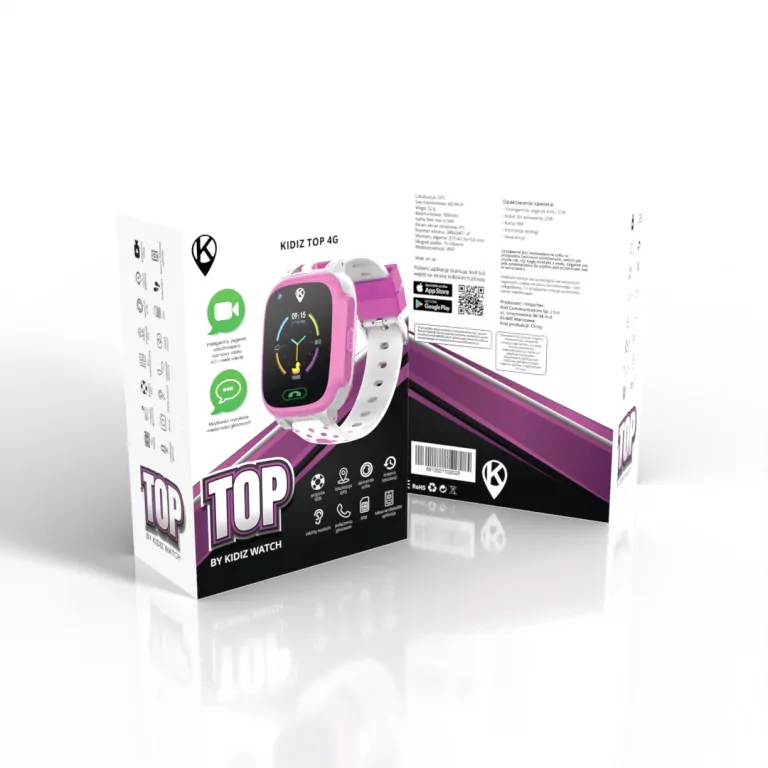 Smartwatch Top. Różowy - tantis.pl