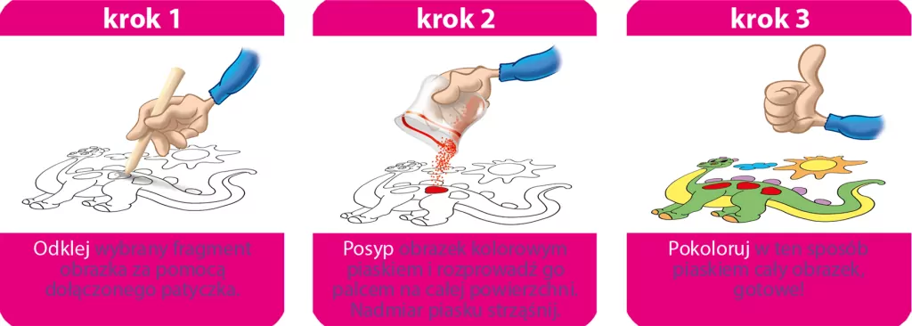 Piaskowe obrazki. Pakiet 1 - tantis.pl