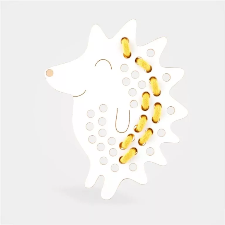 Jeżyk. Drewniana przeplatanka Montessori - tantis.pl