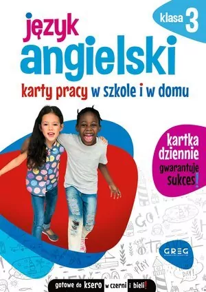 Język angielski. Karty pracy w szkole i w domu. Klasa 3 szkoły podstawowej - tantis.pl