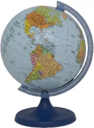 Globus polityczny w kartonie 16cm w.angielska