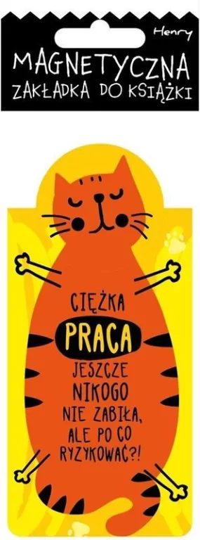 Magnetyczna zakładka do książki. Kot - tantis.pl