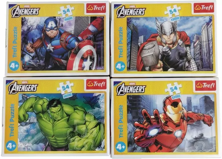 PUZZLE 54EL TREFL MINI MARVEL THE AVENGERS P240 - tantis.pl