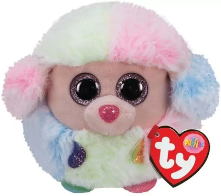 Maskotka TY PUFFIES Rainbow, pudel 10cm 42511 - tantis.pl