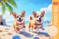 Puzzle 100 Corgi Rodzina Treflików TREFL - tantis.pl