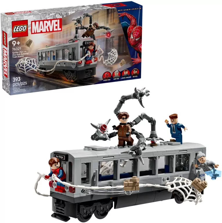 LEGO® Spider-Man kontra Doc Ock — scena w metrze 76321 - tantis.pl