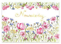 Karnet A5 Ślub Polne kwiaty - tantis.pl