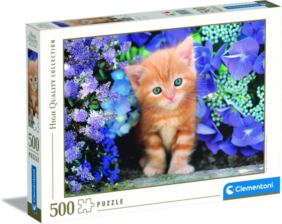 Puzzle 500. High Quality Collection. Imbirowy kot - tantis.pl