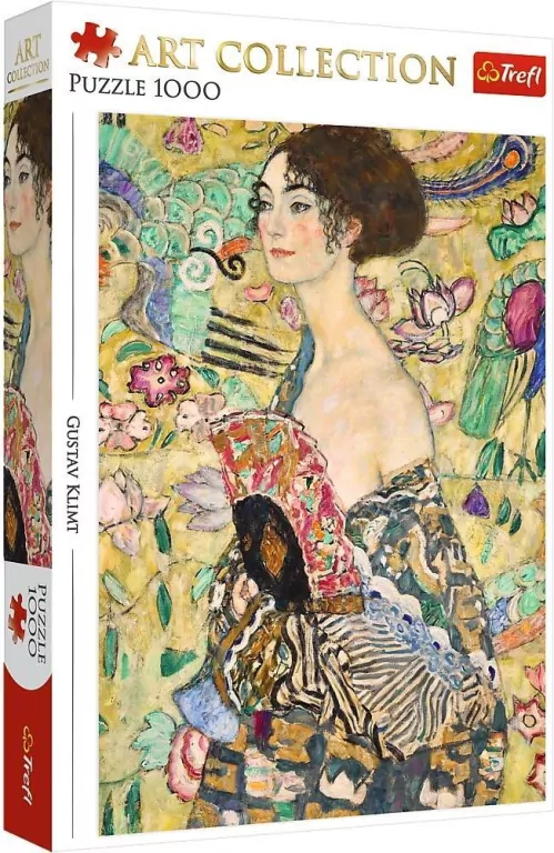 Puzzle 1000 Dama z wachlarzem TREFL - tantis.pl