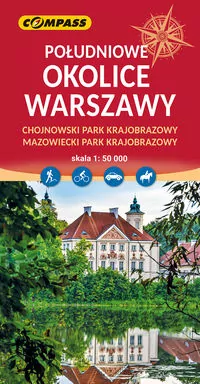 Mapa - Południowe okolice Warszawy 1:50 000 - tantis.pl