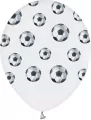 Balony Piłka Nożna czarno-białe 30cm - tantis.pl